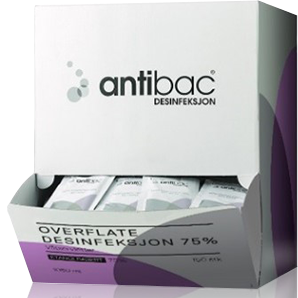 ANTIBAC overfladedesinfektionsservietter 150stk (603011)