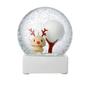 Hoptimist Reindeer Snow Globe Latte 10x10x12cm