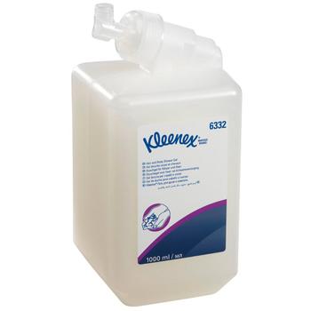 KIMBERLY-CLARK Hår og bodyshampoo,  Kimberly-Clark Kleenex, 1000 ml, med parfume og balsam,1 ml pr. dosering (9125*6)