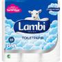 LAMBI toiletpapir 3-lags Pk/4x9 rl hvid 20.62 mtr