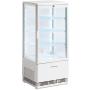 SCANDOMESTIC display køler Hvid  71 ltr
