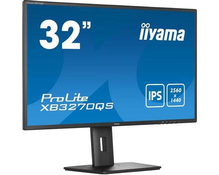 IIYAMA 31,5    2K  2560x1440  60Hz  IPS  DVI+HDMI+DP (XB3270QS-B5)