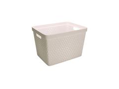 NORDISKA PLAST Oppbevaringskurv Star 19L beige
