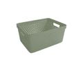 NORDISKA PLAST Oppbevaringskurv Star 13L khaki grønn