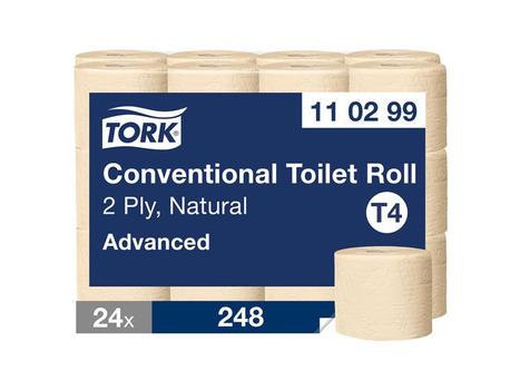 TORK Toalettpapir TORK Adv. natur 2L T4 (24) (110299)