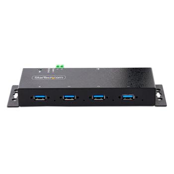 STARTECH 4-PORT INDUSTRIAL USB HUB 5GBPS USB-A HUB W/ ESD PROTECTION CTLR (5G4AINDNP-USB-A-HUB)