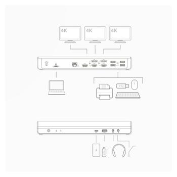 ACT Dockingstation AC7048 Zwart (AC7048)