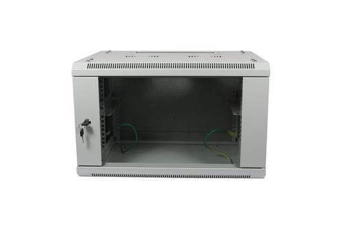 ALLNET 19Wandgehäuse,   6HE, 1-teilig, T600mm, Lichtgrau,  zerlegt(Flat Pack), SMA-Serie,  (ALL-SMA6606GRAU)