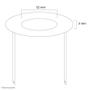 Neomounts by Newstar Ceiling mount cover for (FPMA-CRS5)