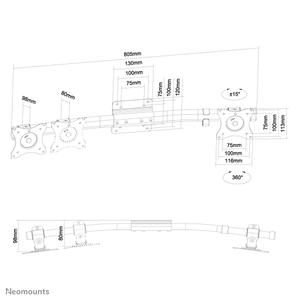 Neomounts by Newstar FPMA-CB100BLACK (FPMA-CB100BLACK)