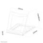 Neomounts by Newstar Laptop Desk Stand (NSLS075BLACK)