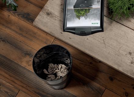 LEITZ Recycle Waste Bin 15L Black 53280095 (53280095)