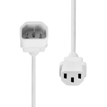 ProXtend Power Extension Cord C13 to C14 5M White (PC-C13C14-005W)