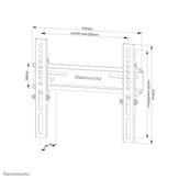 Neomounts by Newstar Screen Wall Mount 24-55inch fixed lockable VESA 200X200 (WL30-350BL12)
