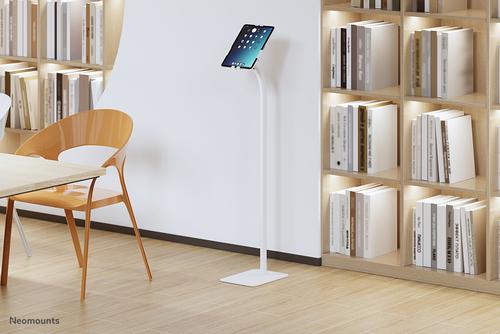 Neomounts by Newstar Lockable Universal Tablet Floor Stand for Most Tablets 7.9inch-11inch (FL15-625WH1)