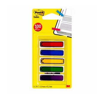 3M Post-it 684ARR1 Index ""Pile"" 5 colours (XA004806338*6)