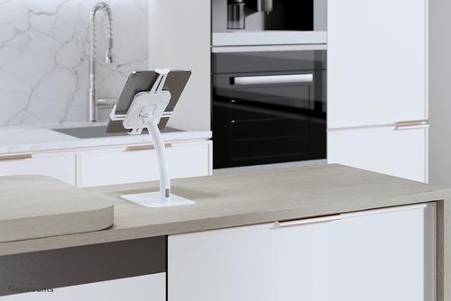 Neomounts by Newstar Lockable Universal Tablet Desk Stand for Most Tablets 7.9inch-11inch (DS15-625WH1)