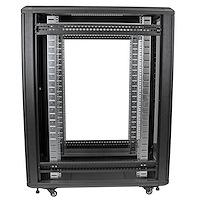 STARTECH 22U 36 in. Knock-Down Server Rack Cabinet with Casters (RK2236BKF)