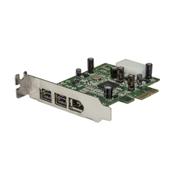 STARTECH 3 Port 2b 1a Low Profile 1394 PCI Express FireWire Card Adapter