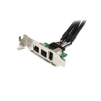StarTech 3 Port 2b 1a 1394 Mini PCI Express FireWire Card Adapter - FireWire adapter - PCIe Mini Card - FireWire 800 - 2 ports + 1 x FireWire - MPEX1394B3 - FireWire-adapter - 2 porter (MPEX1394B3)