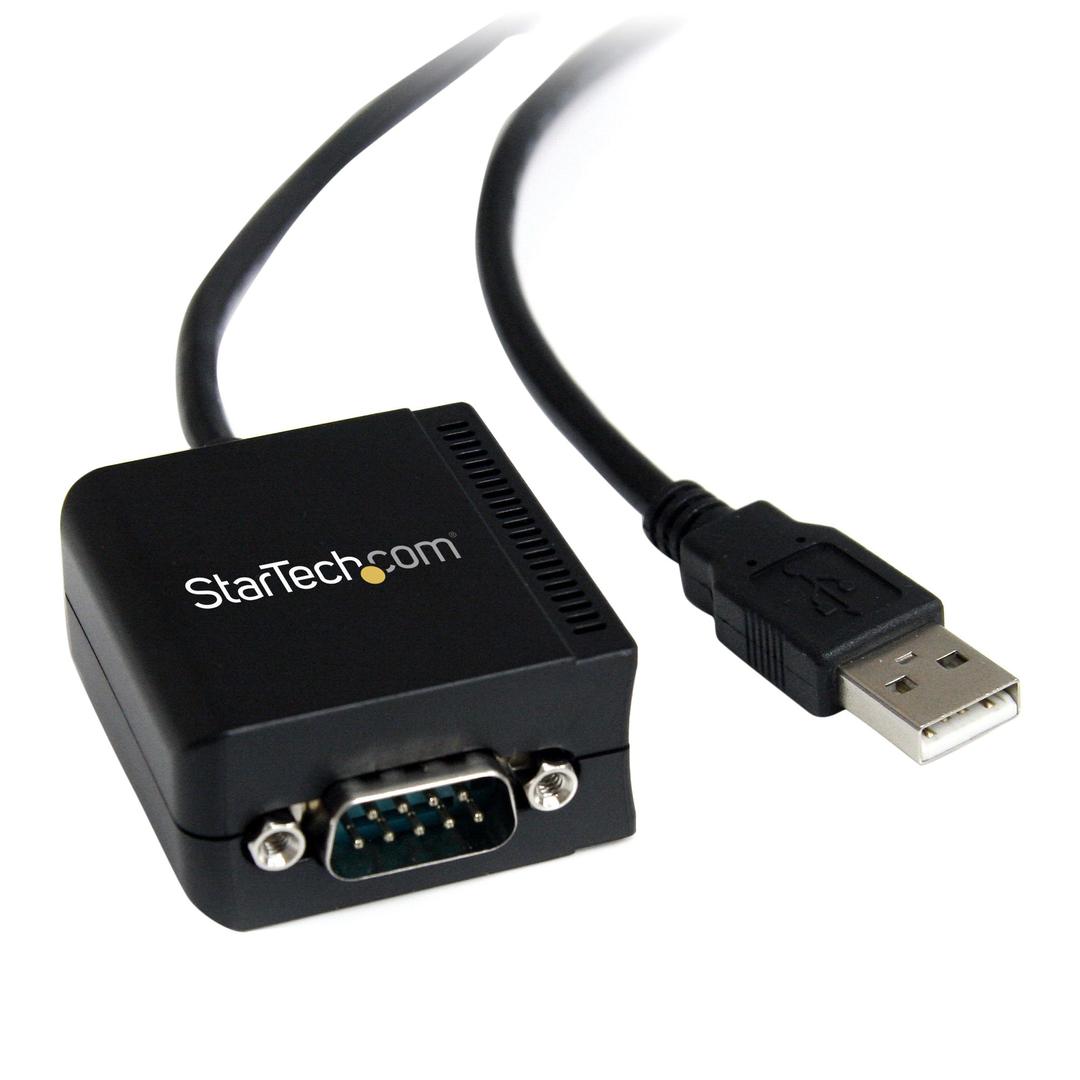 StarTech - USB to Serial Adapter - Optical Isolation - USB Powered - FTDI USB to Serial Adapter - USB to RS232 Adapter Cable (ICUSB2321FIS) - seriell adapter - USB - RS-232