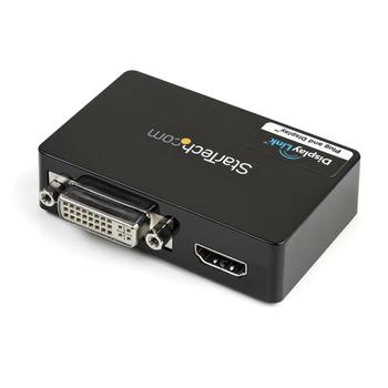 STARTECH USB 3.0 to HDMI and DVI Dual Monitor External Video Card Adapter (USB32HDDVII)
