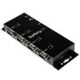 STARTECH USB Serial Hub - 4Port USB to DB9 RS232 Serial Adapter Hub
