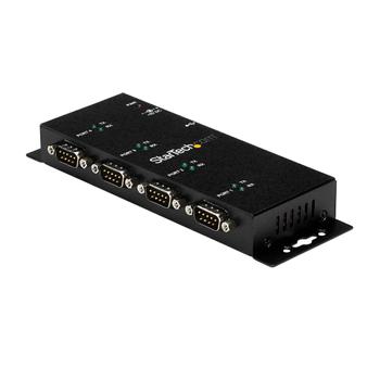 STARTECH USB Serial Hub - 4Port USB to DB9 RS232 Serial Adapter Hub (ICUSB2324I)
