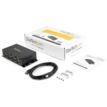 STARTECH USB Serial Hub - 8Port USB to DB9 RS232 Serial Adapter Hub (ICUSB2328I)
