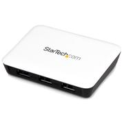 STARTECH StarTech.com USB 3.0 naar gigabit Ethernet NIC netwerkadapter met 3-poorts hub - wit - Hub - 3 x SuperSpeed USB 3.0 + 1 x 10/100/1000 - desktop