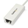 STARTECH StarTech.com USB 3.0 auf Gigabit Ethernet Lan Adapter - 10/ 100/ 1000 NIC Netzwerkadapter - USB SuperSpeed auf RJ45 Stecker/ Buchse - Netzwerkadapter - USB 3.0 - Gigabit Ethernet - weiß (USB31000SW)