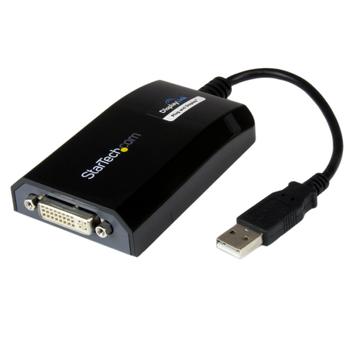 STARTECH USB to DVI Adapter - External Graphics Card for PC and MAC- 1920x1200 (USB2DVIPRO2)