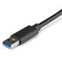 STARTECH USB 3.0 to Dual Port Gigabit Ethernet Adapter NIC w/ USB Port (USB32000SPT)