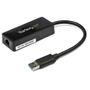 STARTECH StarTech.com USB 3.0 SuperSpeed auf Gigabit Ethernet Lan Adapter mit USB Port - 10/100/1000 RJ45 NIC Netzwerkadapter - St/Bu - Schwarz - Netzwerkadapter - USB 3.0 - Gigabit Ethernet - Schwarz - für P/