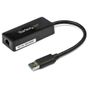 STARTECH USB 3.0 to Gigabit Ethernet Adapter NIC w/ USB Port - Black	