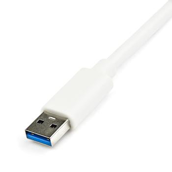STARTECH StarTech.com USB 3.0 to Gigabit Ethernet Adapter NIC with USB Port (USB31000SPTW)