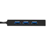 StarTech USB 3.0 Hub with Gigabit Ethernet Adapter - 3 Port - NIC - USB Network / LAN Adapter - Windows & Mac Compatible (ST3300GU3B) - hub - 3 porter (ST3300GU3B)