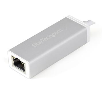 StarTech USB-C to Gigabit Ethernet Adapter - Aluminum - Thunderbolt 3 Port Compatible - USB Type C Network Adapter (US1GC30A) - nettverksadapter - USB-C - Gigabit Ethernet (US1GC30A)