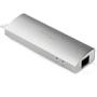STARTECH StarTech.com 3-Poorts draagbare USB 3.0 hub met Gigabit Ethernet - Aluminium USB hub met Gigabit netwerkadapter - geďntegreerde kabel - Hub - 3 x SuperSpeed USB 3.0 + 1 x 10/ 100/ 1000 (ST3300G3UA)