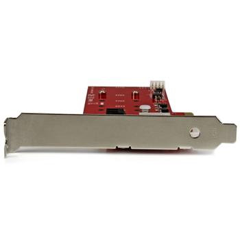 STARTECH 2x M.2 NGFF SSD RAID Controller Card plus 2x SATA III Ports - PCIe (PEXM2SAT3422)