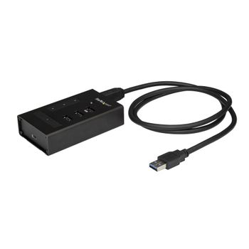STARTECH 4PORT USB HUB USBA TO C M A USB 3.0 HUB METAL PERP (HB30A3A1CST)
