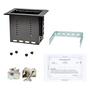 STARTECH StarTech.com Single-Module Conference Table Connectivity Box-Customizable - Mounting plate - black (BEZ4MOD)