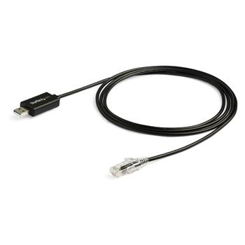 STARTECH CISCO USB CONSOLE CABLE USB TO RJ45 1.8M CABL (ICUSBROLLOVR)