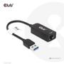 CLUB 3D USB TYPE A 3.1 GEN 1 TO RJ45 2.5GB ETHERNET ADAPTER