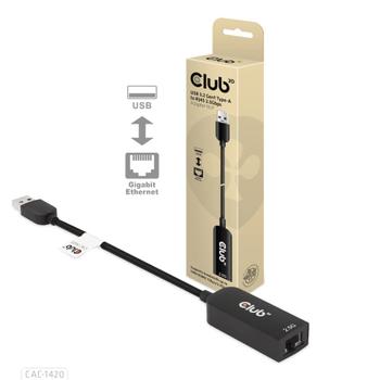 CLUB 3D USB TYPE A 3.1 GEN 1 TO RJ45 2.5GB ETHERNET ADAPTER (CAC-1420)