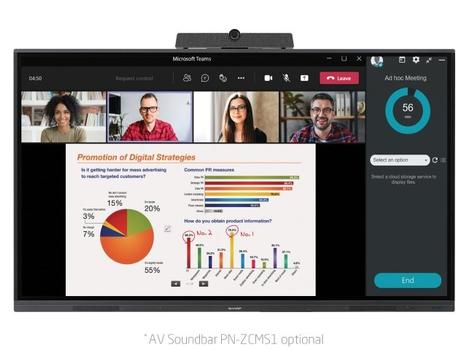 SHARP PN-L862B | 86"" | 3840x2160 | 400Nits | IR Touch | AQUOS BOARDÂ® (60005559)