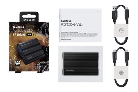 Samsung T7 Shield MU-PE4T0S - SSD - 4 TB - USB 3.2 Gen 2 (MU-PE4T0S/EU)
