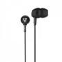 V7 IN-EAR STEREO EARBUDS 3.5MM 1.2M CABLE BLACK NO MIC ACCS (HA200)