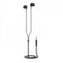 V7 IN-EAR STEREO EARBUDS 3.5MM 1.2M CABLE BLACK NO MIC ACCS (HA200)