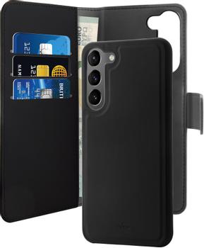 PURO Samsung Galaxy S23+ wallet, detachable,  black (PUSGS23PBOOKC3BLK)